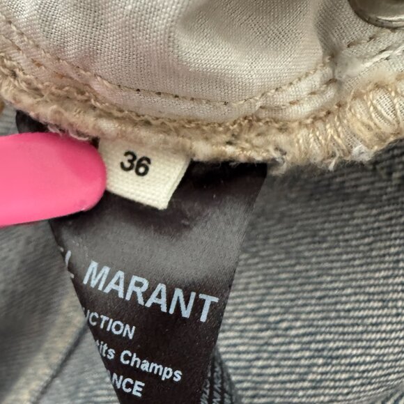 Isabel Marant Etoile "Corsyj" Jean in Blue, size 36. Fits 26 - 26/27 in jeans - Picture 6 of 9